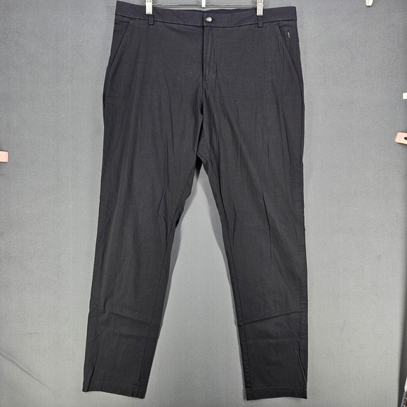 lululemon athletica Other - Lululemon Commission Pants Mens 38x34 Black Classic Stretch Chino Golf M5440S